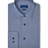 TBMS13101412 | Navy Cashmere Solid Dress Shirt