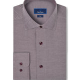 TBMS13101615 | Merlot Cashmere Solid Dress Shirt