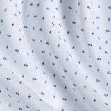 TBMS13201135 | White & Blue Neat Print Dress Shirt