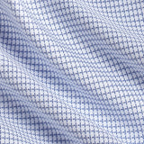 TBMS13806155 | White & Navy Micro Check Dress Shirt