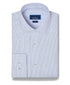 TBMS13806155 | White & Navy Micro Check Dress Shirt