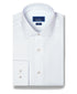 TBMS13818136 | White & Sky Dobby Check Dress Shirt