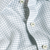 TBMS13834120 | White & Hunter Check Cashmere Blend Dress Shirt