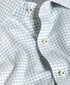 TBMS13834120 | White & Hunter Check Cashmere Blend Dress Shirt