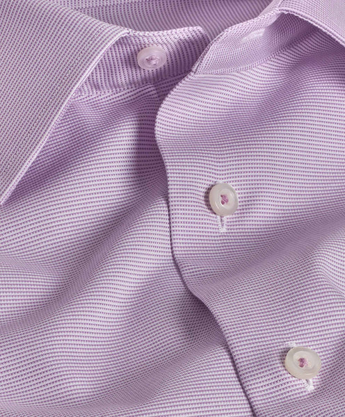 TBSP07009534 | Lilac Dobby Textured Dress Shirt