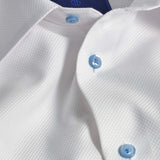 TBSP08102110 | White Textured Dobby Dress Shirt