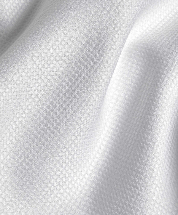 TBSP08102110 | White Textured Dobby Dress Shirt