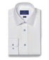 TBSP08102110 | White Textured Dobby Dress Shirt