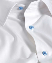 TBSP09010110 | White Dobby Herringbone Dress Shirt
