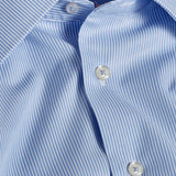 TBSP09950135 | Blue & White Fine Stripe Dress Shirt