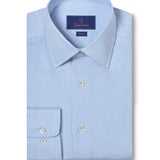 TBSP09950135 | Blue & White Fine Stripe Dress Shirt