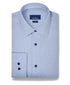 TBSP10004423 | Blue Micro Dobby Dress Shirt