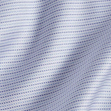 TBSP10006135 | White & Blue Micro Dobby Dot Dress Shirt