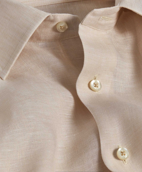 TBSP10104285 | Sand Linen Dress Shirt