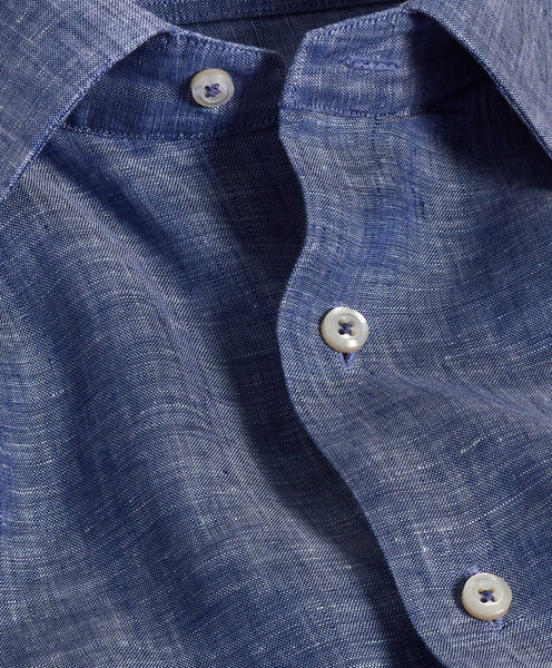 TBSP10104476 | Denim Linen Dress Shirt