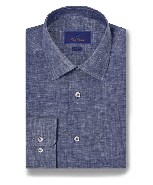 TBSP10104476 | Denim Linen Dress Shirt