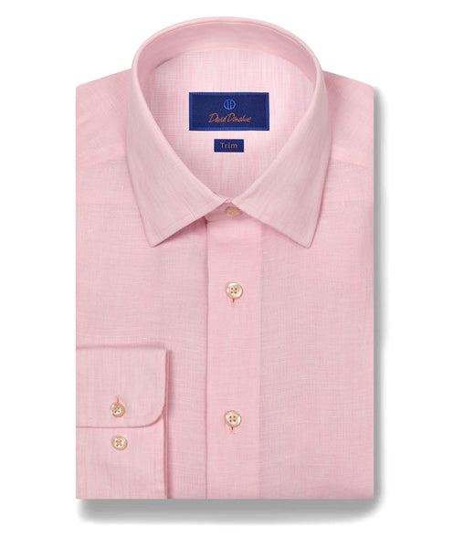 TBSP10104650 | Pink Linen Dress Shirt