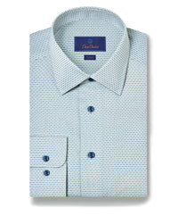 TBSP11002337 | Sage & Blue Micro Ombre Dress Shirt