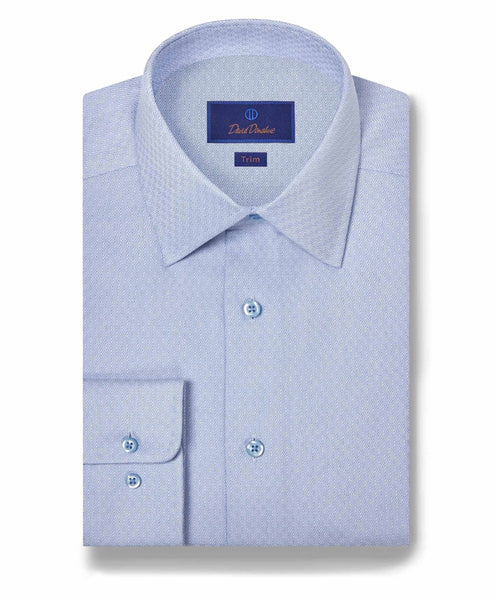TBSP11029454 | Sky Geometric Dobby Dress Shirt