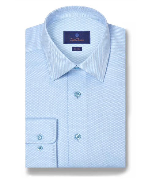TBSP11041454 | Sky Micro Diamond Dress Shirt