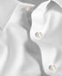TBSP11100110 | White Twill Stretch Dress Shirt
