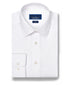 TBSP11100110 | White Twill Stretch Dress Shirt