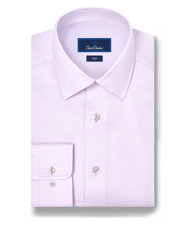 TBSP11100534 | Lilac Twill Stretch Dress Shirt