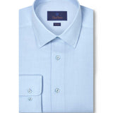 TBSP11110454 | Sky Cashmere Blend Dress Shirt