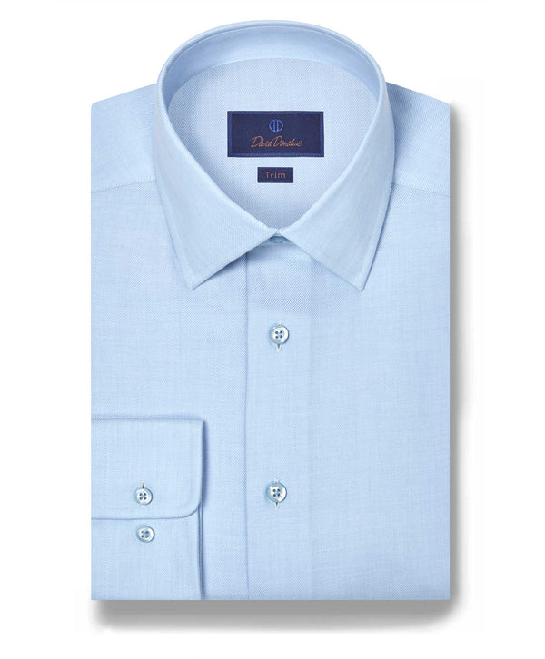 TBSP11110454 | Sky Cashmere Blend Dress Shirt