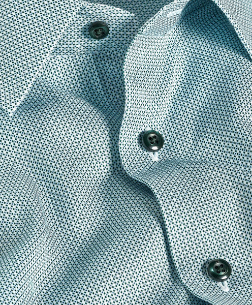 TBSP11219312 | Hunter Micro Geometric Print Dress Shirt