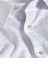 TBSP11851136 | White & Sky Dobby Check Dress Shirt