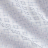 TBSP11851136 | White & Sky Dobby Check Dress Shirt