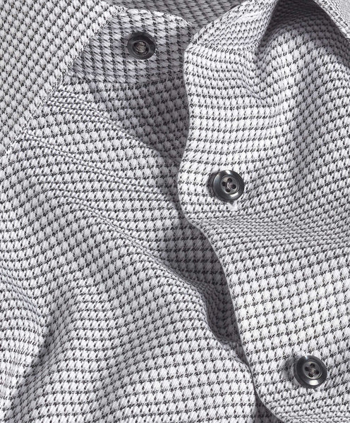 TBSP11869010 | Charcoal Micro Check Dress Shirt