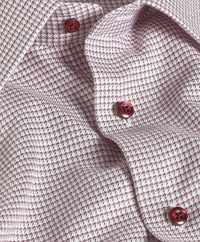 TBSP11869615 | Merlot Micro Check Dress Shirt