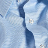 TBSP12002423 | Blue Micro Dobby Dress Shirt