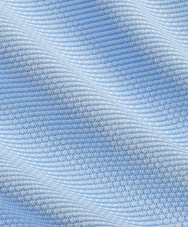 TBSP12002423 | Blue Micro Dobby Dress Shirt
