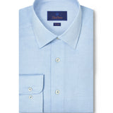 TBSP12002423 | Blue Micro Dobby Dress Shirt