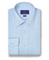 TBSP12002423 | Blue Micro Dobby Dress Shirt