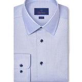 TBSP12004465 | Sky & Berry Textured Dobby Dress Shirt