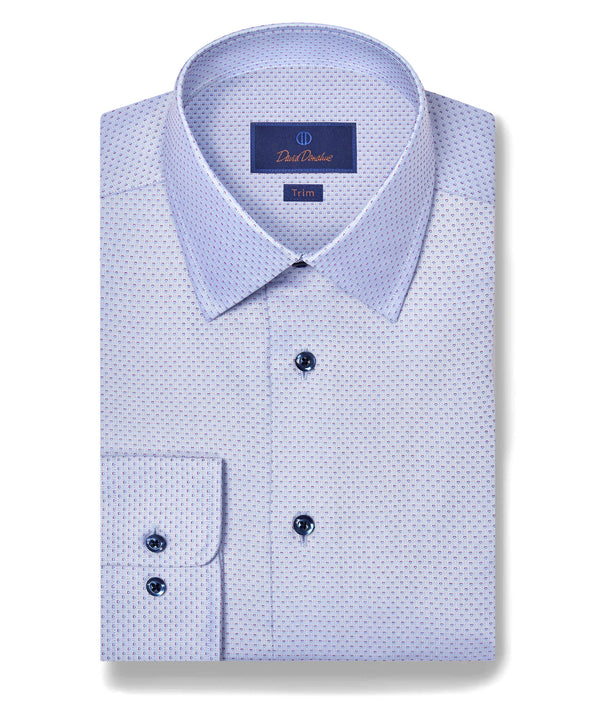 TBSP12004465 | Sky & Berry Textured Dobby Dress Shirt