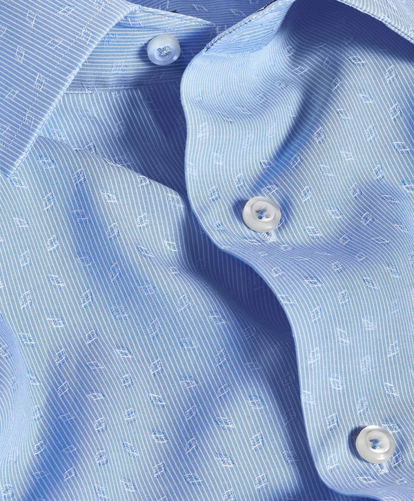 TBSP12005454 | Sky Diamond Dobby Dress Shirt