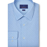 TBSP12005454 | Sky Diamond Dobby Dress Shirt
