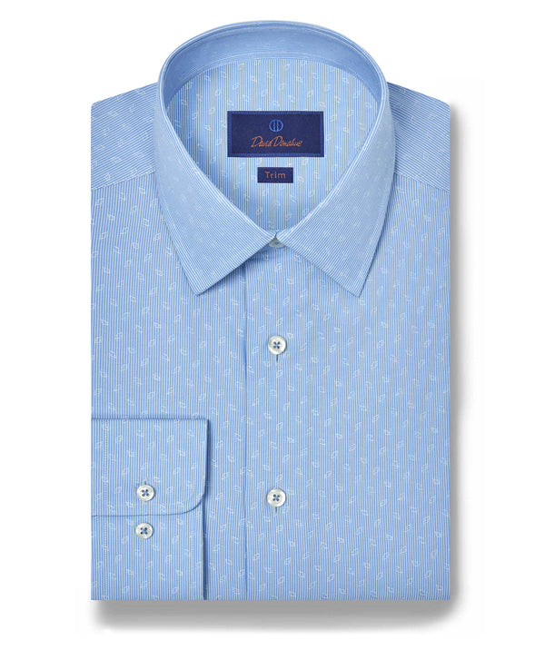 TBSP12005454 | Sky Diamond Dobby Dress Shirt