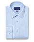 TBSP12006454 | Sky Micro Dobby Solid Dress Shirt