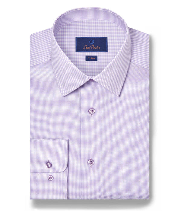 TBSP12006534 | Lilac Micro Dobby Solid Dress Shirt