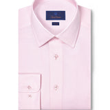 TBSP12006650 | Pink Micro Dobby Solid Dress Shirt
