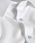 TBSP12007110 | White Textured Twill Dress Shirt