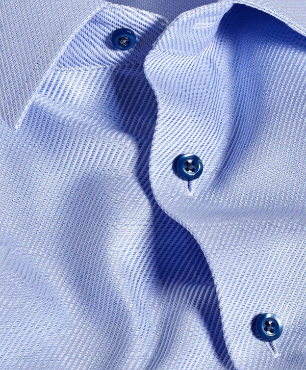 TBSP12007454 | Sky Textured Twill Dress Shirt