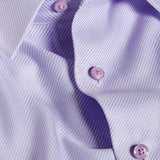 TBSP12007652 | Berry Textured Twill Dress Shirt