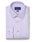 TBSP12007652 | Berry Textured Twill Dress Shirt